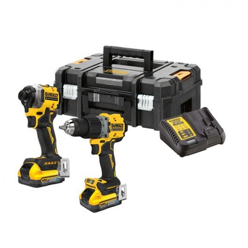 Conjunto combinado de ferramentas DeWalt DCK2050H2T-QW DCD805 + DCF850, 18 V, 2 x 5,0 Ah bateria