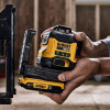 Laser de linhas cruzadas 3x360° DeWalt DCLE34031D1-QW, verde, 40 m, 18 V, bateria 2 Ah, mala TSTAK