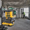 Laser de linhas cruzadas 3x360° DeWalt DCLE34031D1-QW, verde, 40 m, 18 V, bateria 2 Ah, mala TSTAK