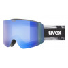 UVEX Provoqe FM óculos de esqui, preto, lente azul