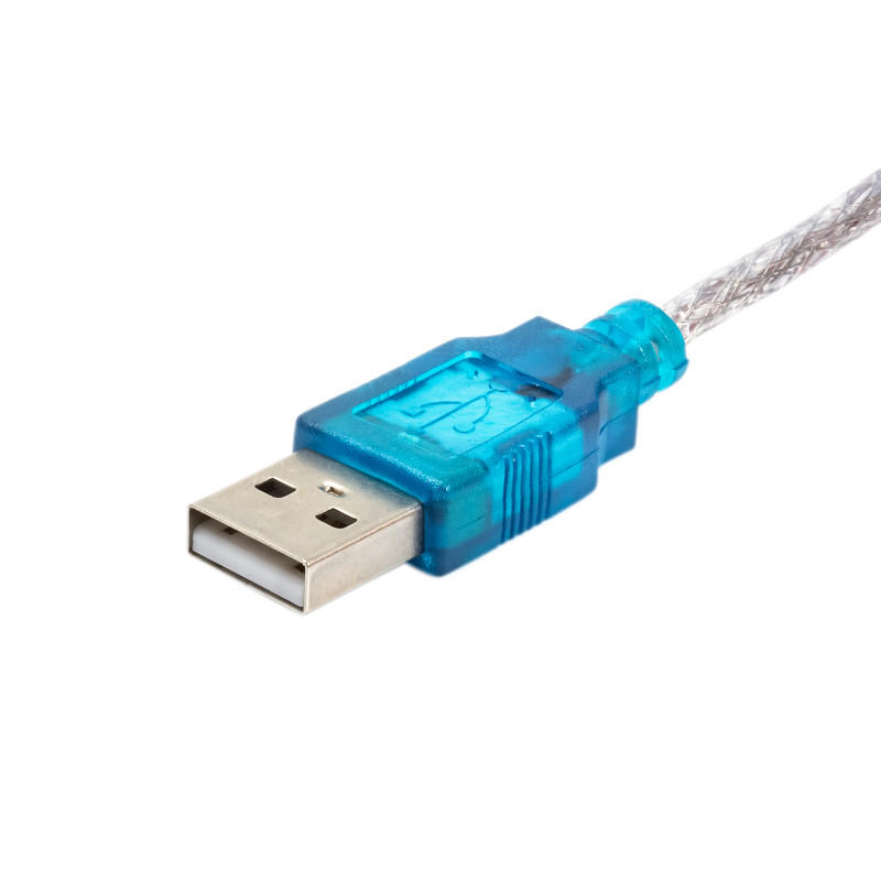 Cabo conversor Akyga AK-CO-02 USB-A macho para RS-232 DB9 macho, 1 m, branco
