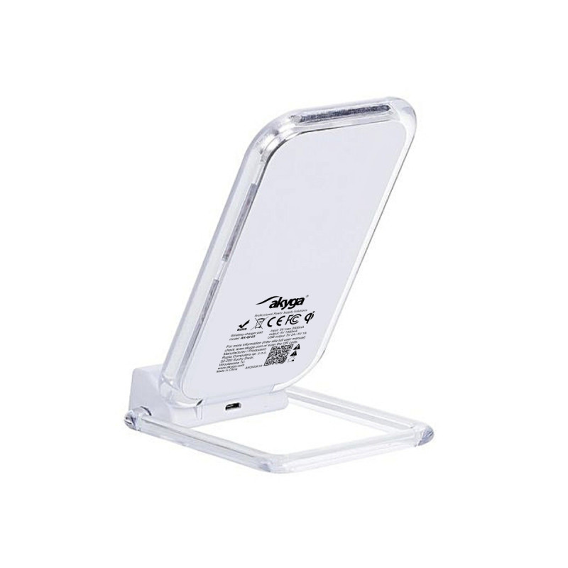 Carregador por indução QI Akyga AK-QI-03 5V máx. 1.5A 2 x USB 2.0