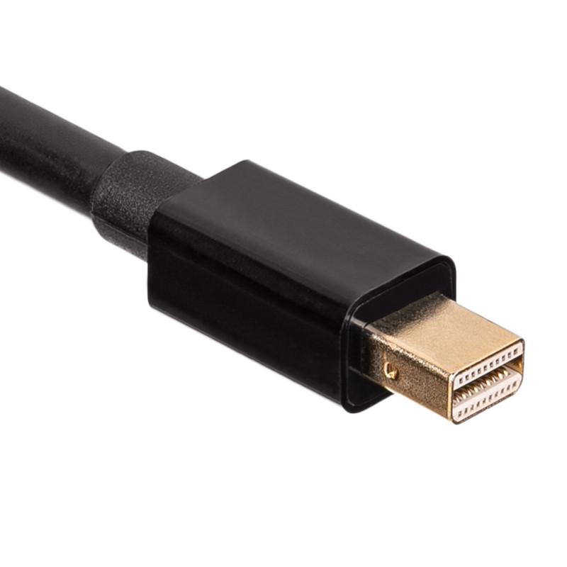 Cabo Akyga AK-AV-15 DisplayPort (macho) para Mini DisplayPort (macho), 1,8 m, preto