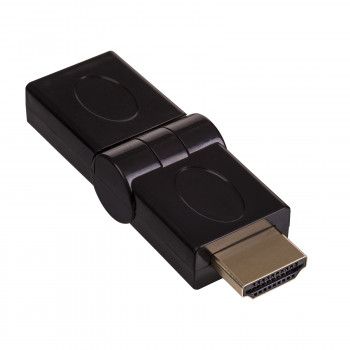 Adaptador angular rotativo 180° Akyga AK-AD-40 HDMI (M) para HDMI (F), preto