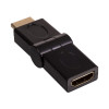 Adaptador angular rotativo 180° Akyga AK-AD-40 HDMI (M) para HDMI (F), preto