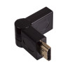 Adaptador angular rotativo 180° Akyga AK-AD-40 HDMI (M) para HDMI (F), preto