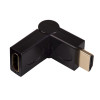 Adaptador angular rotativo 180° Akyga AK-AD-40 HDMI (M) para HDMI (F), preto