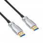 Cabo ótico ativo HDMI 2.1 Akyga AK-HD-400L (AOC), 48 Gbps, 8K@60Hz, 4K@120Hz, 40 m, preto