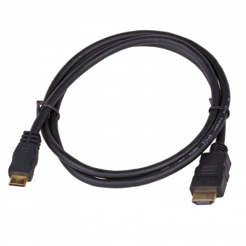Cabo HDMI para Mini HDMI Akyga AK-HD-10M v1.4, High Speed com Ethernet, 1 m, preto