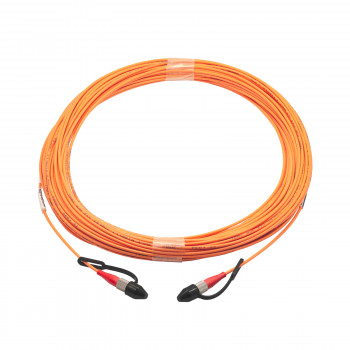 Cabo de patch de fibra ótica simplex Akyga AK-FC-02 FC para FC, 30 m, laranja