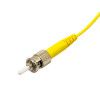 Cabo de patch de fibra ótica simplex monomodo Akyga AK-FC-03 ST para ST, 14 m, amarelo