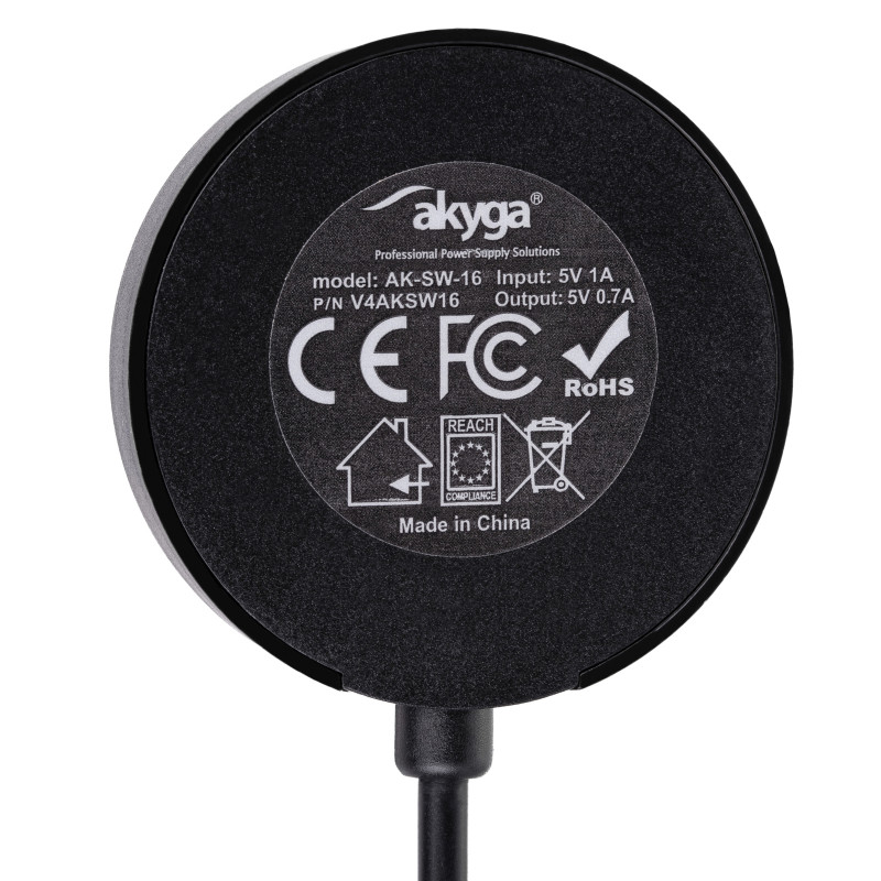Cabo de carregamento Akyga AK-SW-16 para Xiaomi Amazfit Stratos 3, USB, 1 m