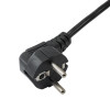 Cabo de alimentação para portátil Akyga AK-NB-01A CEE 7/7 para IEC C5 (trevo), 3x 0,5 mm², 1,5 m, preto