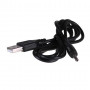 Cabo de alimentação Akyga AK-DC-03 ficha USB-A para ficha DC 3,5 x 1,35 mm, 0,8 m, preto