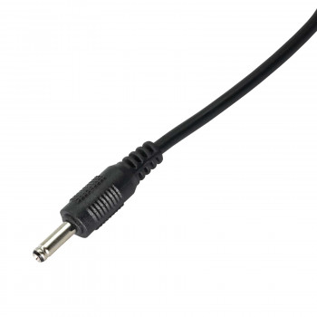 Cabo de alimentação Akyga AK-DC-03 ficha USB-A para ficha DC 3,5 x 1,35 mm, 0,8 m, preto