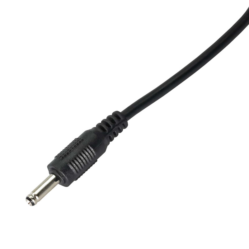 Cabo de alimentação Akyga AK-DC-03 ficha USB-A para ficha DC 3,5 x 1,35 mm, 0,8 m, preto