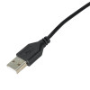 Cabo de alimentação Akyga AK-DC-03 ficha USB-A para ficha DC 3,5 x 1,35 mm, 0,8 m, preto