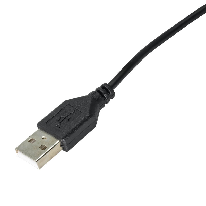 Cabo de alimentação Akyga AK-DC-03 ficha USB-A para ficha DC 3,5 x 1,35 mm, 0,8 m, preto