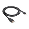 Cabo HDMI para Micro HDMI Akyga AK-HD-15R v1.4, 1,5 m, preto
