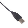 Cabo de alimentação Akyga AK-DC-04 ficha USB-A para ficha DC 5,5 x 2,5 mm, 0,8 m, preto