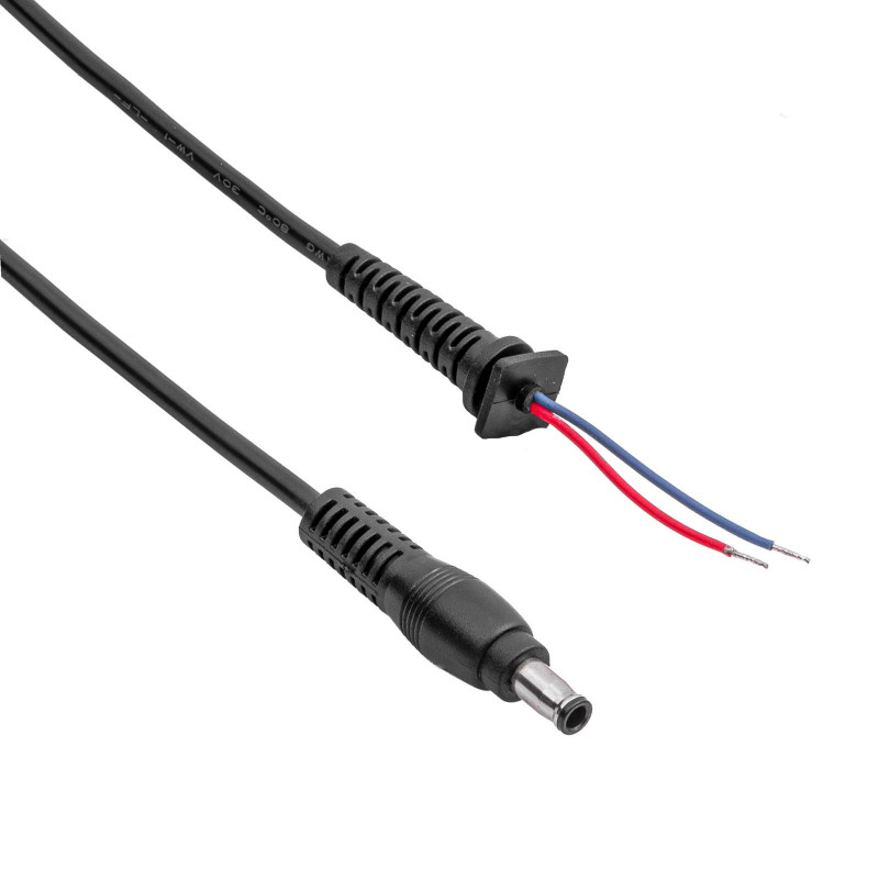 Cabo de serviço DC Akyga AK-SC-41 para fonte de alimentação de portátil 5,5 x 3,0 mm + pino, 90 W, 1,2 m