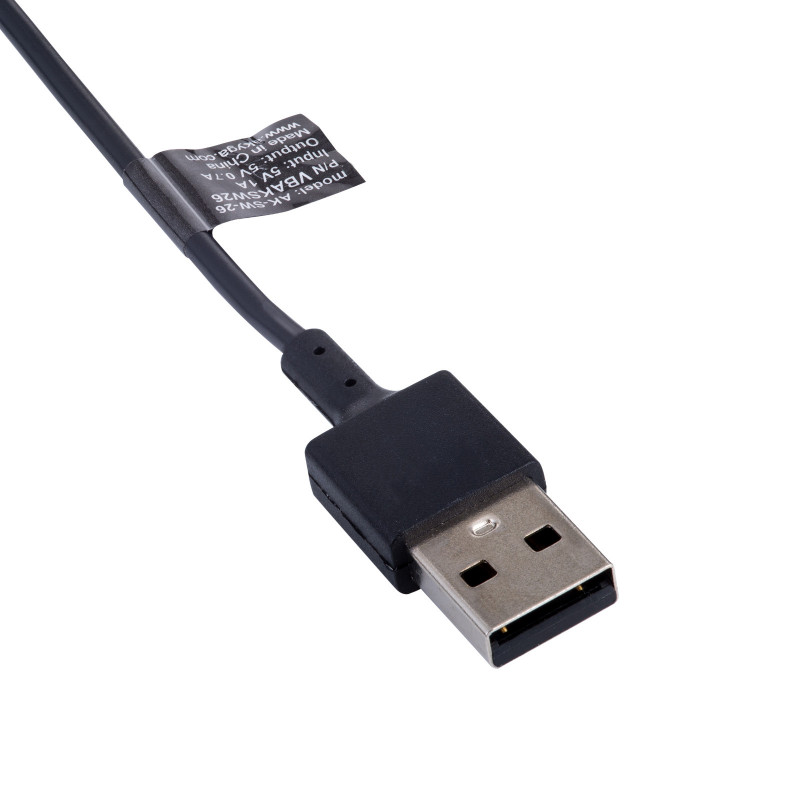 Suporte de carregamento magnético Akyga AK-SW-26 para Fitbit Versa 3 / Sense, USB-A, 1 m