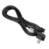 Cabo de alimentação para portátil Akyga AK-NB-10C CEE 7/7 para IEC C5, 3x 0,75 mm² cobre, 3 m, preto