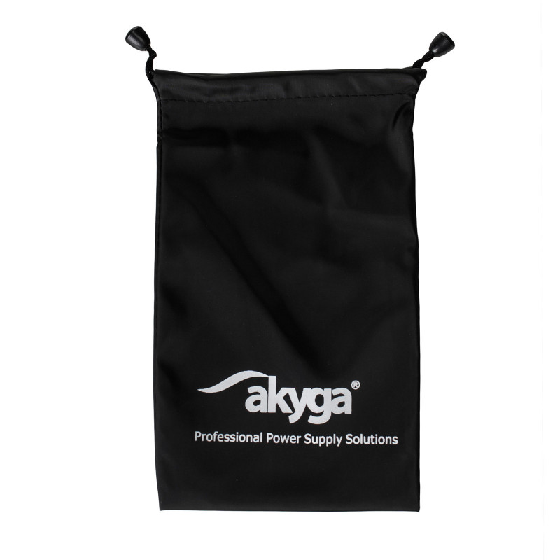 Akyga AK-AC-01 bolsa de proteção para fontes de alimentação de portátil, 220 x 135 mm, preto