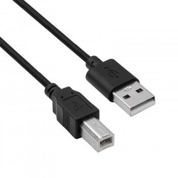 Akyga AK-USB-04 cabo de impressora USB 2.0 USB-A (M) para USB-B (M), 1,8 m, preto