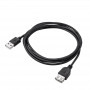 Akyga AK-USB-07 cabo de extensão USB 2.0 USB-A macho para fêmea, 1,8 m, preto