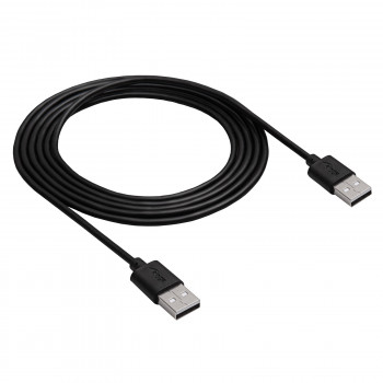 Akyga AK-USB-11 cabo USB 2.0 USB-A (M) para USB-A (M), 1,8 m, preto