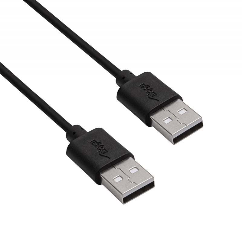 Akyga AK-USB-11 cabo USB 2.0 USB-A (M) para USB-A (M), 1,8 m, preto