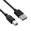 Akyga AK-USB-12 cabo de impressora USB 2.0 USB-A (M) para USB-B (M), 3 m, preto