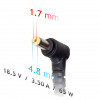 Akyga AK-ND-09 fonte de alimentação para portátil 18,5 V, 65 W, 4,8 x 1,7 mm, 1,2 m, para HP