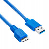 Akyga AK-USB-13 cabo USB 3.0 USB-A (M) para Micro USB-B (M), 1,8 m, preto