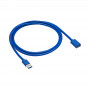 Akyga AK-USB-10 cabo de extensão USB 3.0 USB-A macho para fêmea, 1,8 m, preto