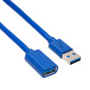 Akyga AK-USB-10 cabo de extensão USB 3.0 USB-A macho para fêmea, 1,8 m, preto