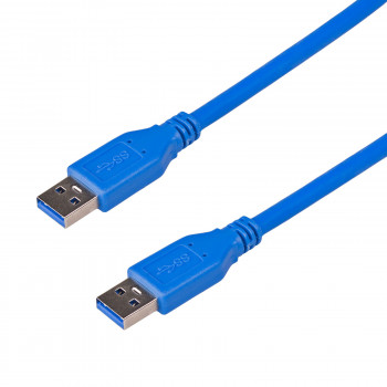 Akyga AK-USB-14 cabo USB 3.0 USB-A (M) para USB-A (M), 1,8 m, azul