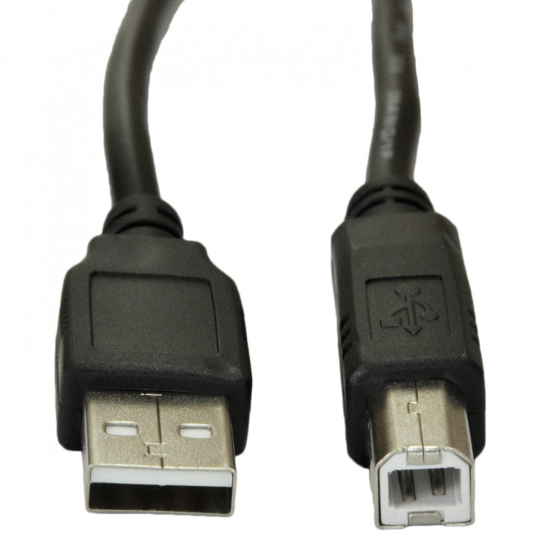 Akyga AK-USB-18 cabo de impressora USB 2.0 USB-A (M) para USB-B (M), 5 m, preto