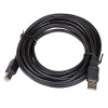 Akyga AK-USB-18 cabo de impressora USB 2.0 USB-A (M) para USB-B (M), 5 m, preto