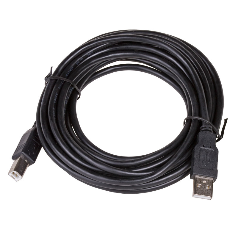 Akyga AK-USB-18 cabo de impressora USB 2.0 USB-A (M) para USB-B (M), 5 m, preto