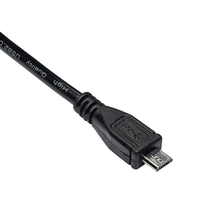 Akyga AK-USB-21 cabo USB 2.0 USB-A (M) para Micro USB-B (M), 1 m, preto