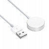 Akyga AK-SW-44 cabo de carregamento para Apple Watch Ultra 2 / Series 9/8/7/6/5/4/3/2/1, liga de alumínio, USB, 1 m, branco