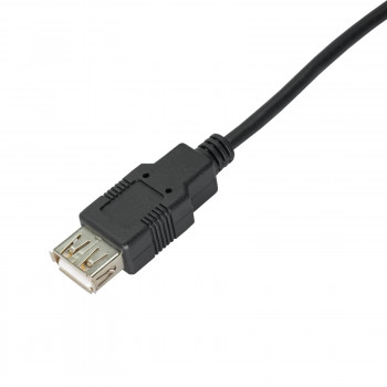 Akyga AK-USB-19 cabo de extensão USB 2.0 USB-A (M) para USB-A (F), 3 m, preto