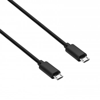 Akyga AK-USB-17 cabo USB 2.0 Micro USB-B (M) para Micro USB-B (M), 0,6 m, preto