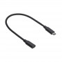 Akyga AK-USB-32 Cabo de extensão USB-C (M) para USB-C (F), USB 3.1, 0,3 m
