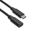 Akyga AK-USB-32 Cabo de extensão USB-C (M) para USB-C (F), USB 3.1, 0,3 m