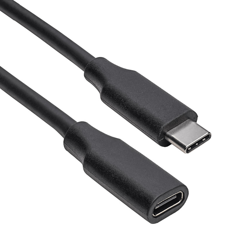 Akyga AK-USB-32 Cabo de extensão USB-C (M) para USB-C (F), USB 3.1, 0,3 m