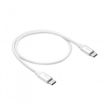 Cabo Akyga AK-USB-39 USB-C para USB-C, USB 2.0, 60 W, 0,5 m, branco
