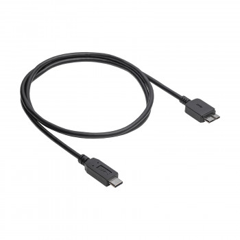 Cabo Akyga AK-USB-44 Micro-USB B (M) para USB-C (M), USB 3.1, 1 m